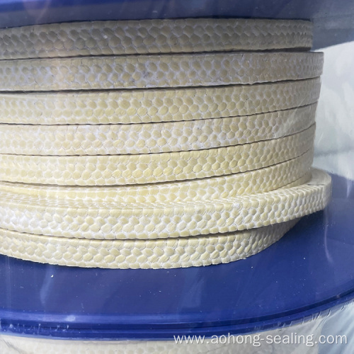 Wear resistance aramid fiber gland packing